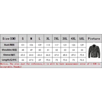 Мъжко кожено яке от PU Мотоциклетно модно прилепнало кожено палто Пънк мотоциклетно яке Menjiche Яке Мъжко мъжко кожено яке