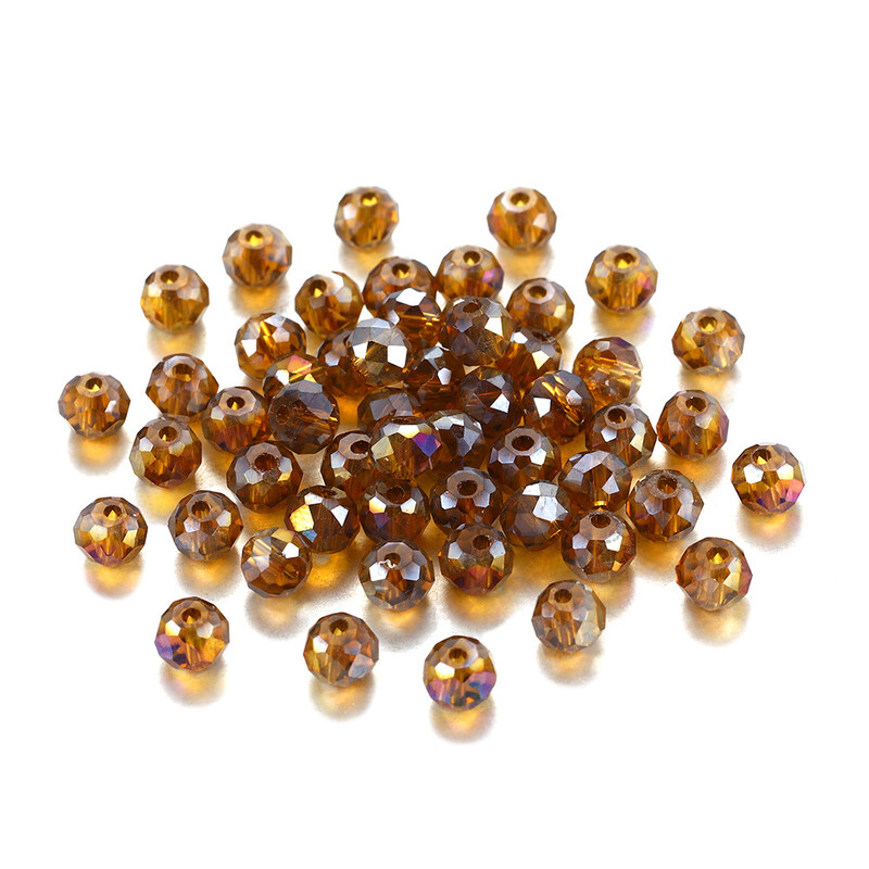  dodaci za nakit kristalne labave perle prozirne AB šarene pljosnate perle perle kotačići 3-8 mm perle za mobitel perle za vezicu