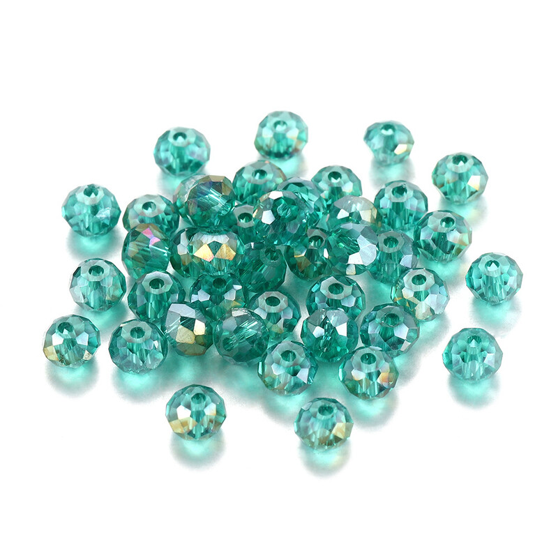  dodaci za nakit kristalne labave perle prozirne AB šarene pljosnate perle perle kotačići 3-8 mm perle za mobitel perle za vezicu