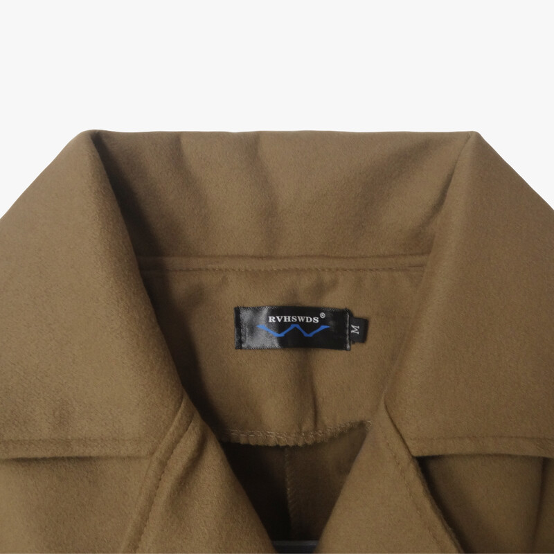 S-2XL Teški podebljani trenč kaput Ulična moda X-dugi muški kaputi Odjeća za putovanja na otvorenom s epoletama za zimu