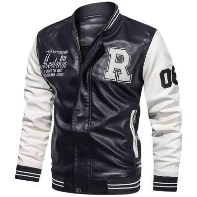 Μοτοσικλέτα Wear Men Racing Motorcoss Jacket Χειμερινό προστατευτικό ρούχων μοτοσυκλετών Αδιάβροχο δερμάτινο μπουφάν Moto PU