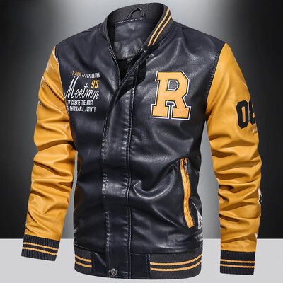 Μοτοσικλέτα Wear Men Racing Motorcoss Jacket Χειμερινό προστατευτικό ρούχων μοτοσυκλετών Αδιάβροχο δερμάτινο μπουφάν Moto PU