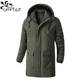 UHYTGF kvalitetne pamučne zimske jakne Muški topli kaputi s kapuljačom otporni na hladnoću Muški mladi debeli ležerni kaput Parker Muški 3XL 200