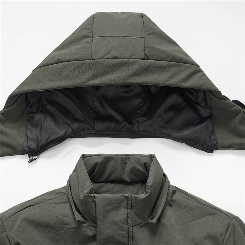 UHYTGF kvalitetne pamučne zimske jakne Muški topli kaputi s kapuljačom otporni na hladnoću Muški mladi debeli ležerni kaput Parker Muški 3XL 200