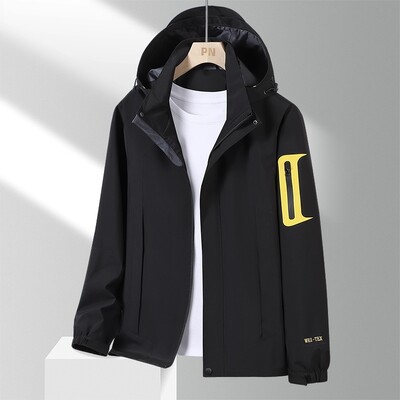 Muška vodootporna planinarska jakna velike veličine Vjetrovka otporna na vjetar Kampiranje Lov Trčanje Trekking Ribolov Kaput Muškarci Outdoor