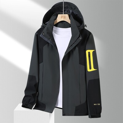 Muška vodootporna planinarska jakna velike veličine Vjetrovka otporna na vjetar Kampiranje Lov Trčanje Trekking Ribolov Kaput Muškarci Outdoor