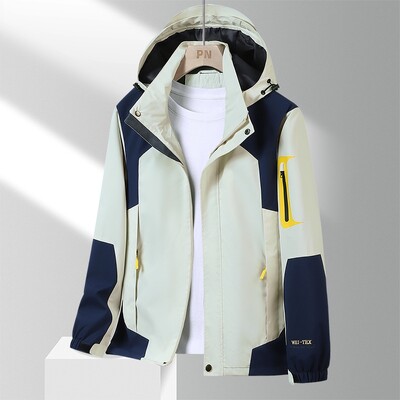 Muška vodootporna planinarska jakna velike veličine Vjetrovka otporna na vjetar Kampiranje Lov Trčanje Trekking Ribolov Kaput Muškarci Outdoor