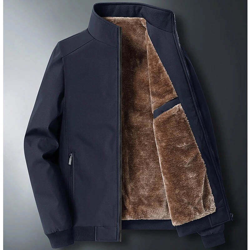 Podebljana sredovječna muška nova zimska poslovna ležerna topla široka jakna