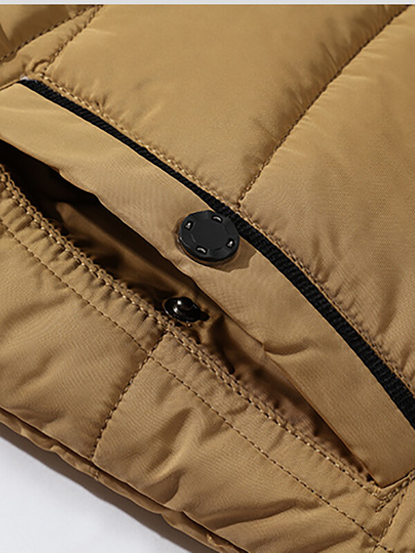 TRAF 2024 Χειμώνας Νέο δημοφιλές ανδρικό τζάκετ με γεμισμένο τζάκετ, κορεατική έκδοση με κουκούλα, ανδρικό τζάκετ με επένδυση