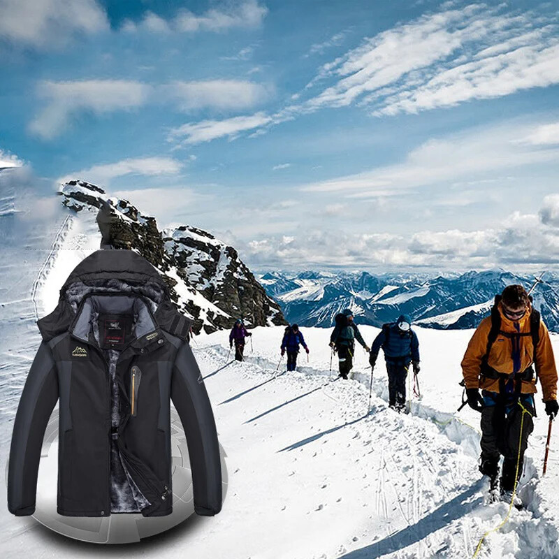 Zimske muške tople vanjske jakne kaputi muške vodootporne debele flis jakne muška vanjska odjeća ležerna jakna otporna na vjetar muška LZLLTT