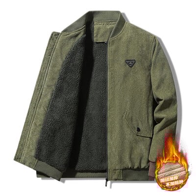 Nove zimske muške jakne od samta Parke Topli kaputi od flisa Muška vanjska odjeća Ležerni zimski kaputi Kvalitetne muške ležerne jakne Veličina 4