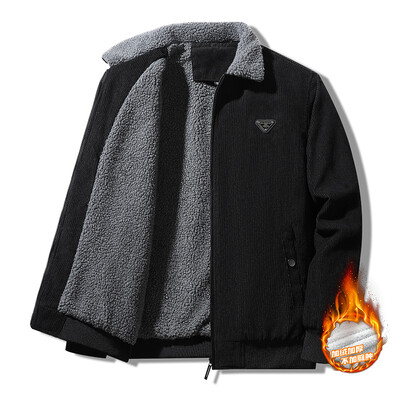 Nove zimske muške jakne od samta Parke Topli kaputi od flisa Muška vanjska odjeća Ležerni zimski kaputi Kvalitetne muške ležerne jakne Veličina 4