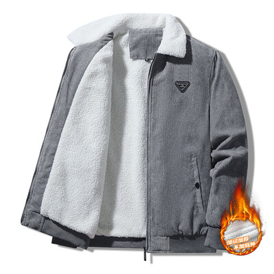 Nove zimske muške jakne od samta Parke Topli kaputi od flisa Muška vanjska odjeća Ležerni zimski kaputi Kvalitetne muške ležerne jakne Veličina 4