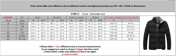 DIMUSI Зимно мъжко яке с подплата Модни мъжки памучни дебели топли парки Ежедневна ветровка Термо палта с качулка Мъжко облекло
