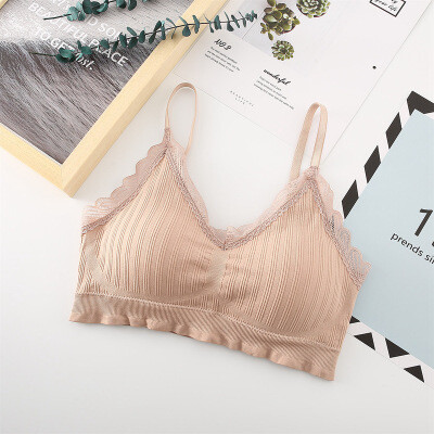 Uus Douyini pitsiline rinnahoidja rinnahoidja ülaosa reguleerimisvöö ilus seljarihma aluspesu, paks polsterdatud rinnahoidja tüdrukutele