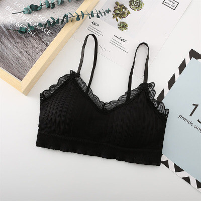 Uus Douyini pitsiline rinnahoidja rinnahoidja ülaosa reguleerimisvöö ilus seljarihma aluspesu, paks polsterdatud rinnahoidja tüdrukutele