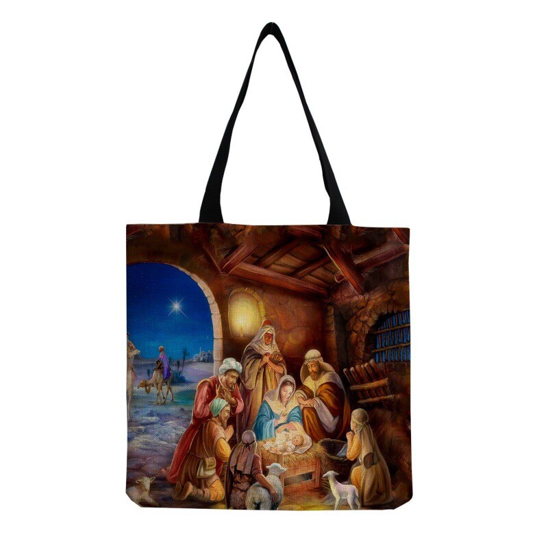 Ležerna književna torba za rame s printom majke i kćeri Klasična internetska torba za slavne osobe Personalizirana modna torba sve u jednom