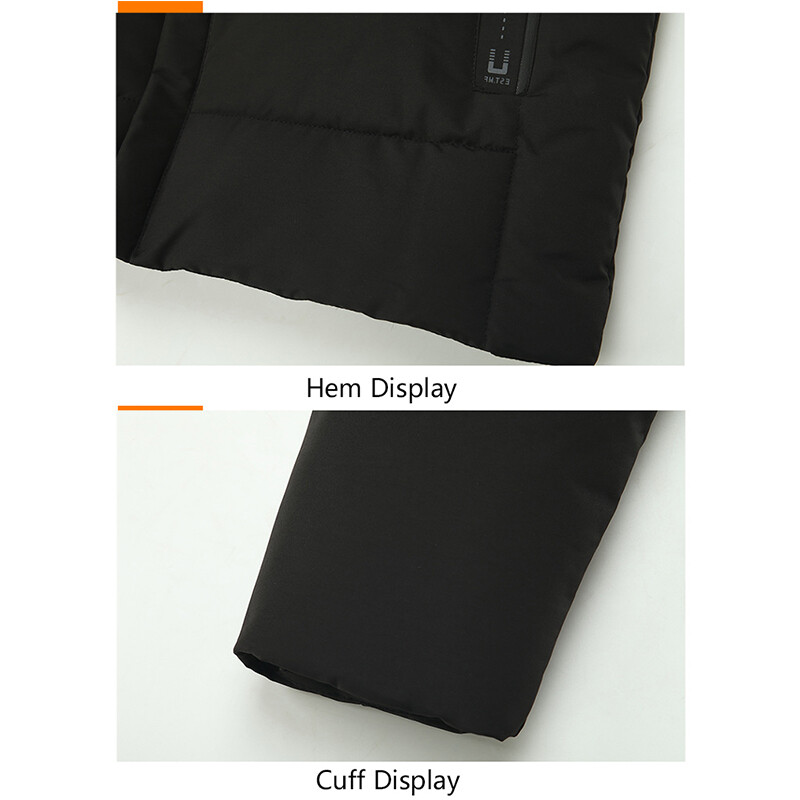 Jachetă pentru bărbați de iarnă 2024, îngroșare, în aer liber, pardoseală, guler de blană, haină pentru bărbați, ocazional, menține căldură, pardes pentru bărbați.