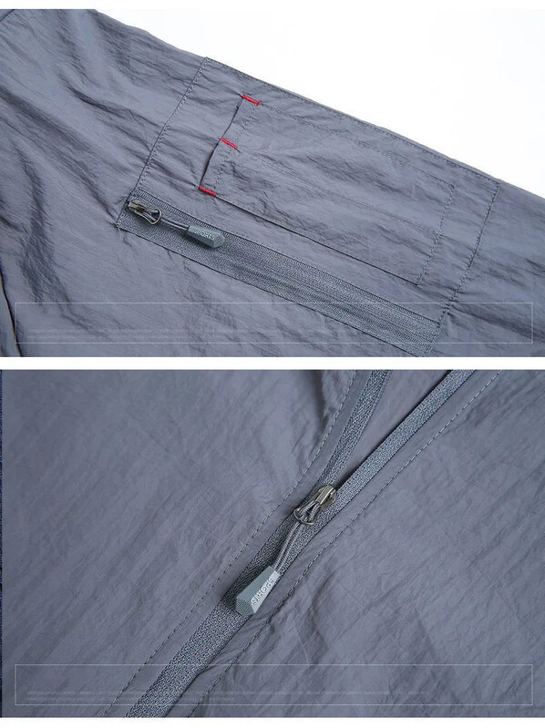 Tanka jakna Muška ljetna vanjska brzo sušeća jakna za zaštitu od sunca Muškarci Ženska gornja odjeća s kapuljačom Sportska vjetrovka Ultra lagane jakne