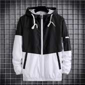 Muška vjetrovka Jakna Jesenske sportske vjetrovke s kapuljačom na otvorenom, muške jakne za trčanje