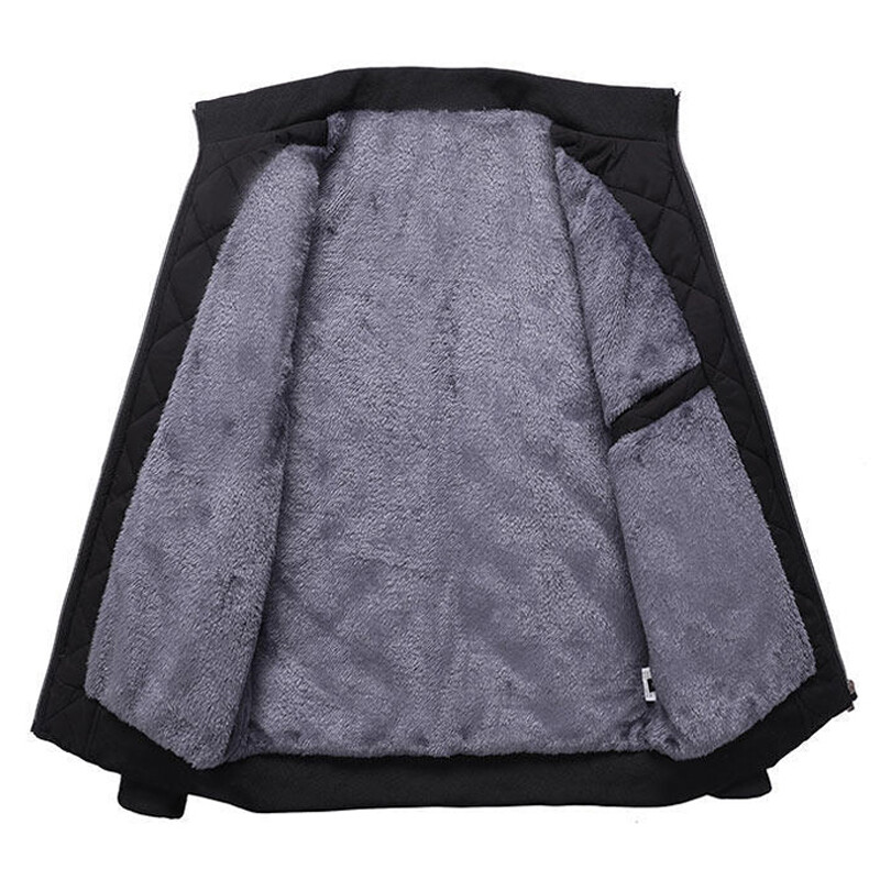 DIMUSI Zimska muška topla jakna Modna muška termoparka Kaputi Ležerna klasična gornja odjeća Vjetrovke od flisa Muška odjeća