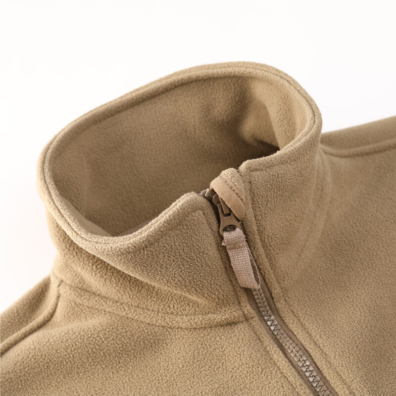 MAGCOMSEN Muške jakne od flisa Jesen Zima Termalne safari jakne otporne na vjetar Jakne s patentnim zatvaračem Vanjska odjeća za rad na terenu