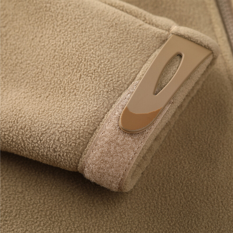 MAGCOMSEN Muške jakne od flisa Jesen Zima Termalne safari jakne otporne na vjetar Jakne s patentnim zatvaračem Vanjska odjeća za rad na terenu