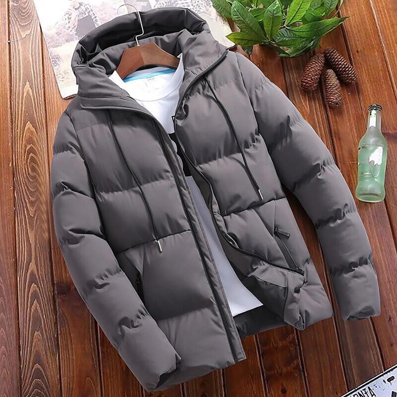 Mood Parkas Meeste Talvemantel Meeste vabaaja jope Soe kapuutsiga Paks Puffer jope Meeste Talvemantel Outwear Business Hombre