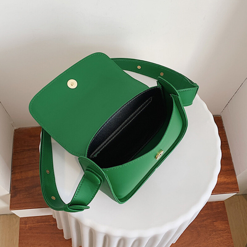 Retro ručna torba Ležerna ženska torba na rame Modna tekstura Svestrane torbe preko ramena Kožna torba s kopčom Luksuzni dizajner