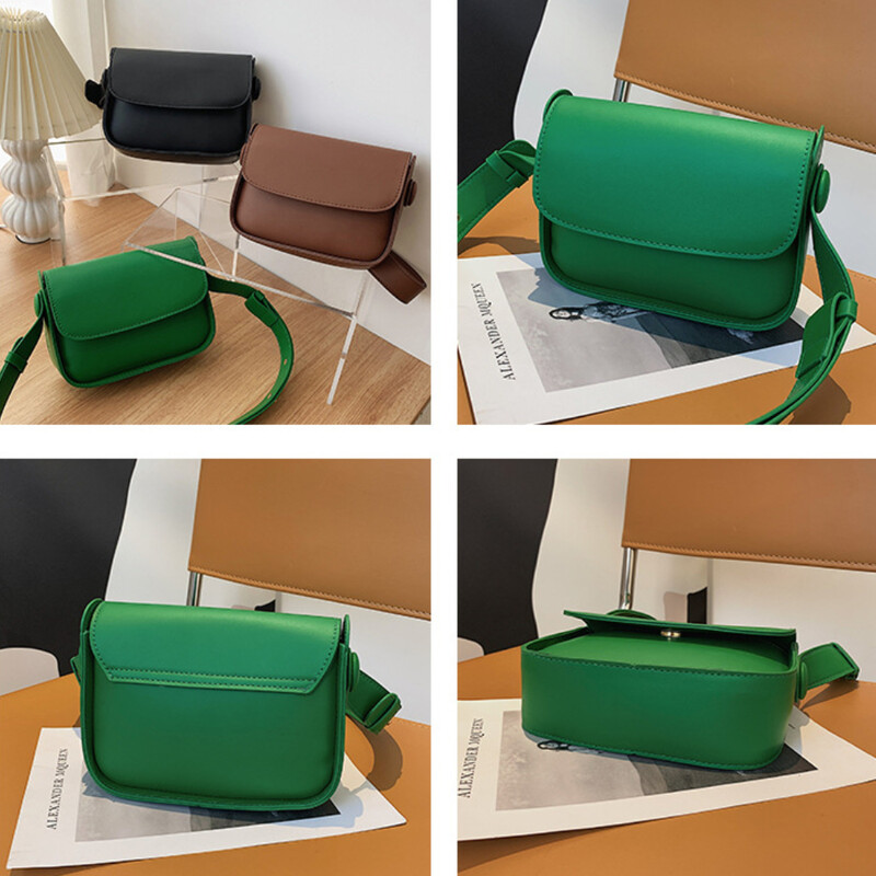 Retro ručna torba Ležerna ženska torba na rame Modna tekstura Svestrane torbe preko ramena Kožna torba s kopčom Luksuzni dizajner