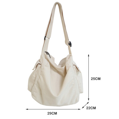 Modne platnene torbe preko ramena Modne ženske muške torbe velikog kapaciteta za dame Kupnja na otvorenom Putovanje