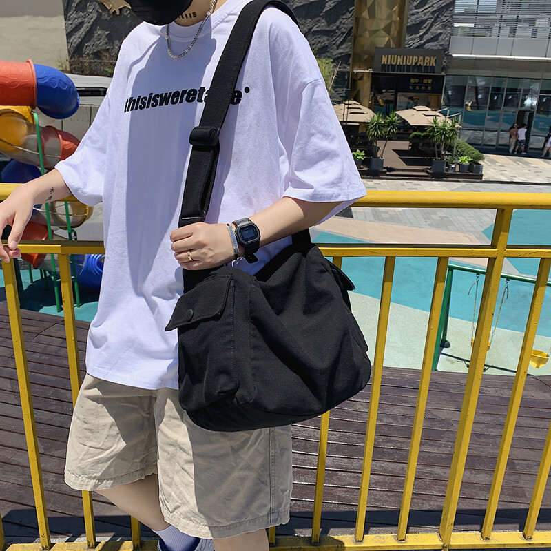 Modne platnene torbe preko ramena Modne ženske muške torbe velikog kapaciteta za dame Kupnja na otvorenom Putovanje