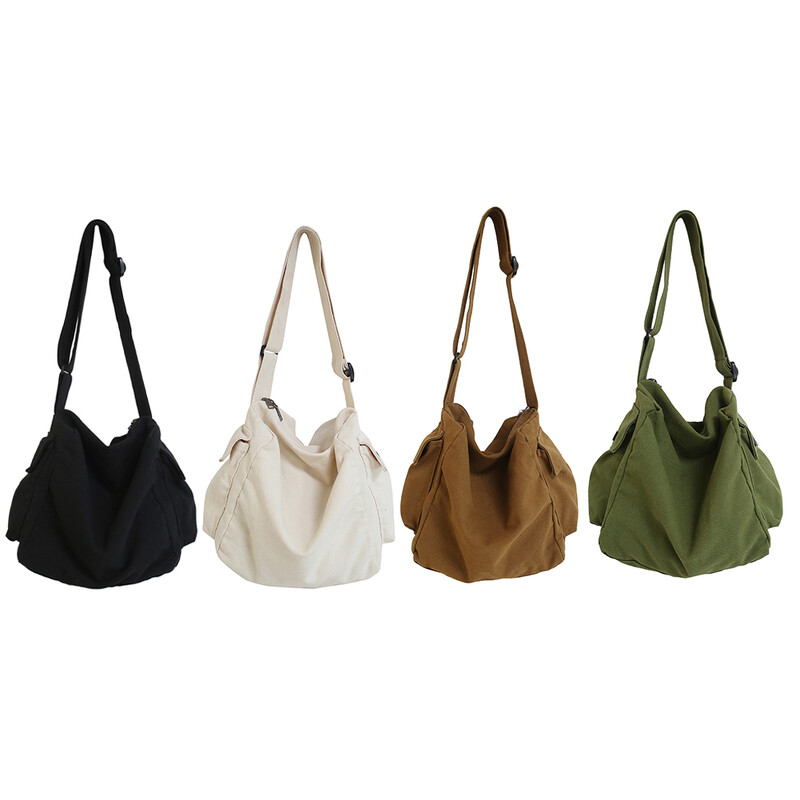 Modne platnene torbe preko ramena Modne ženske muške torbe velikog kapaciteta za dame Kupnja na otvorenom Putovanje