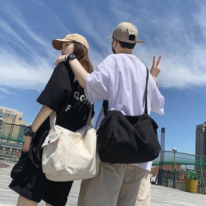 Modne platnene torbe preko ramena Modne ženske muške torbe velikog kapaciteta za dame Kupnja na otvorenom Putovanje