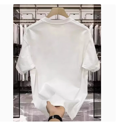 Muška ljetna majica kratkih rukava američke modne marke od čistog pamuka