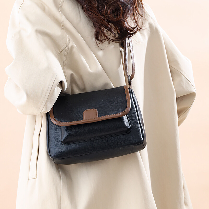 Νέα υψηλής ποιότητας Fashion Crossbody Flap Shoulder Bag Γυναικεία PU Δερμάτινη μικρή τσάντα τσάντα Messenger Vintage Γυναικείο πορτοφόλι Clutch