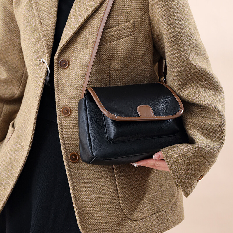 Νέα υψηλής ποιότητας Fashion Crossbody Flap Shoulder Bag Γυναικεία PU Δερμάτινη μικρή τσάντα τσάντα Messenger Vintage Γυναικείο πορτοφόλι Clutch