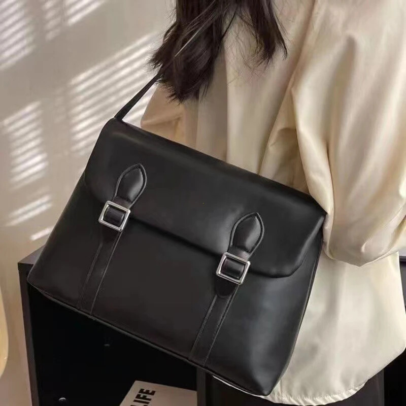 Vintage ženska torba na rame velikog kapaciteta Ženske torbice Ručne torbice Pu kožne ženske torbe za kurikulu Torba za knjige za studente