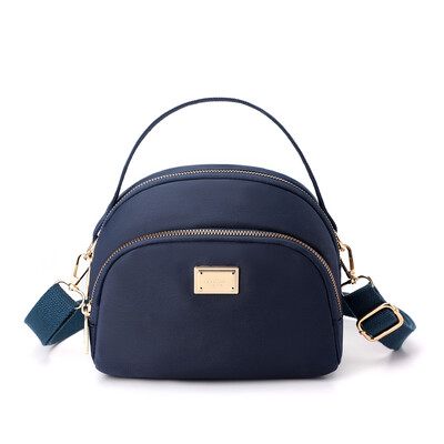 Modne male torbe na rame Ženska torba s dvoslojnim džepovima Ležerna torbica Najlonska vodootporna torba preko ramena Ženska kurirska torba Torbice