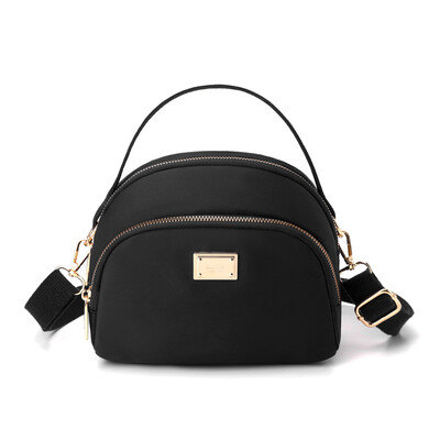 Modne male torbe na rame Ženska torba s dvoslojnim džepovima Ležerna torbica Najlonska vodootporna torba preko ramena Ženska kurirska torba Torbice