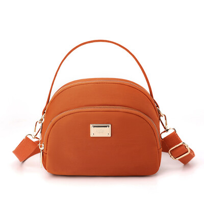 Modne male torbe na rame Ženska torba s dvoslojnim džepovima Ležerna torbica Najlonska vodootporna torba preko ramena Ženska kurirska torba Torbice