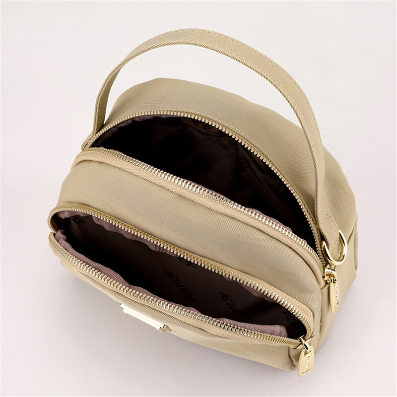 Modne male torbe na rame Ženska torba s dvoslojnim džepovima Ležerna torbica Najlonska vodootporna torba preko ramena Ženska kurirska torba Torbice