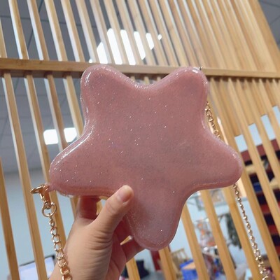 Ženske torbe sa zvijezdama sa smiješnim crtanim filmovima Višebojni lanci na rame Bolsas Feminina Izuzetne prijenosne torbice Modne Bolsos Mujer