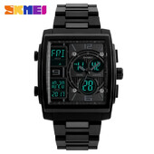 SKMEI 1274 Quartz Electronic Wristwatches Ανδρικό Πολυτελές Ψηφιακό Ρολόι Ανδρικό Αθλητικό Αδιάβροχο Αντρικό Ρολόι Αντίστροφη μέτρηση