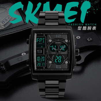 SKMEI 1274 Quartz Electronic Wristwatches Ανδρικό Πολυτελές Ψηφιακό Ρολόι Ανδρικό Αθλητικό Αδιάβροχο Αντρικό Ρολόι Αντίστροφη μέτρηση