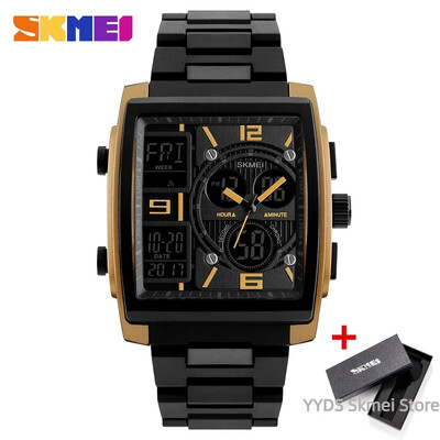 SKMEI 1274 Quartz Electronic Wristwatches Ανδρικό Πολυτελές Ψηφιακό Ρολόι Ανδρικό Αθλητικό Αδιάβροχο Αντρικό Ρολόι Αντίστροφη μέτρηση