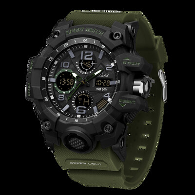 SANDA LED digitalni muški sat G Style Military Sports Electronic Double Display Datum Vodootporni kvarcni sat Relogio Masculino