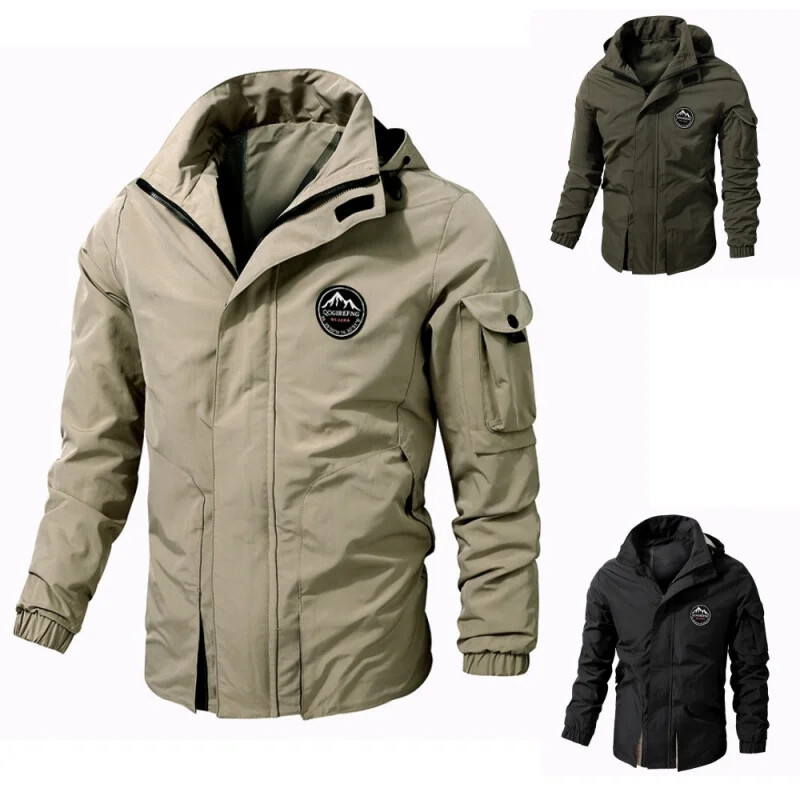 Muška tehnička ležerna jakna otporna na vjetar crna zelena vojna bomber jakna 2022 Load Proljeće Jesen Odjeća Oversize 6XL 7XL 8XL