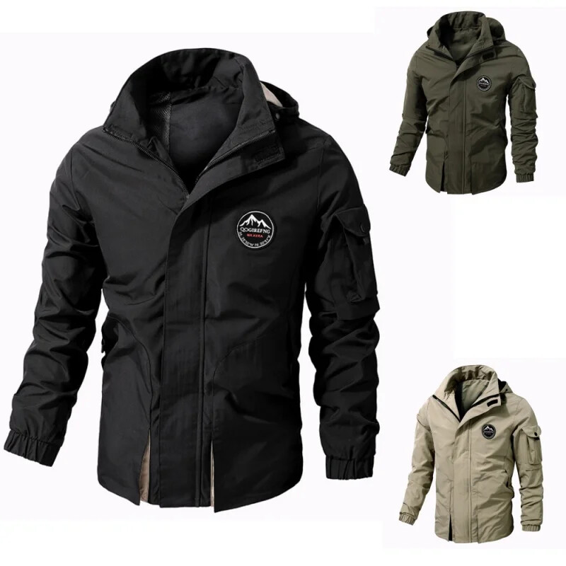 Muška tehnička ležerna jakna otporna na vjetar crna zelena vojna bomber jakna 2022 Load Proljeće Jesen Odjeća Oversize 6XL 7XL 8XL