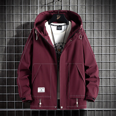 Za 2024. Nova godina Proljeće Jesen Cargo Zelene crne muške oversize 7XL 8XL brenda s patentnim zatvaračem Fashion Tactics Vojne jakne